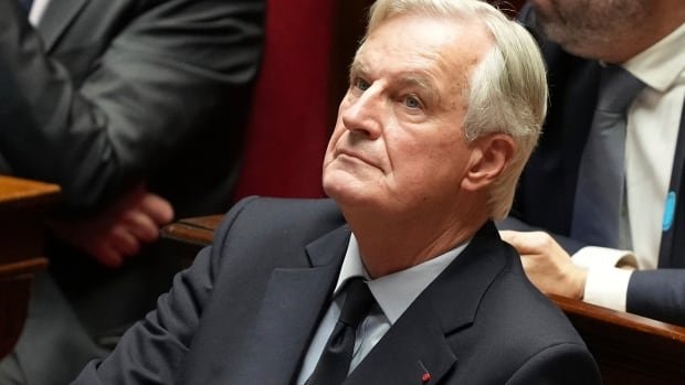 french pm michel barnier attends debate at national assembly